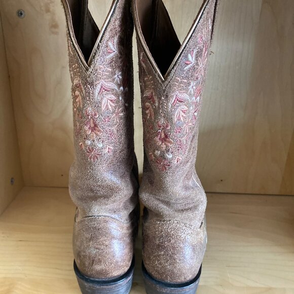 Ariat Ardent Western Boots – Terra Brown Floral Embroidery 10015332 Sz 9 USED - Picture 6 of 13